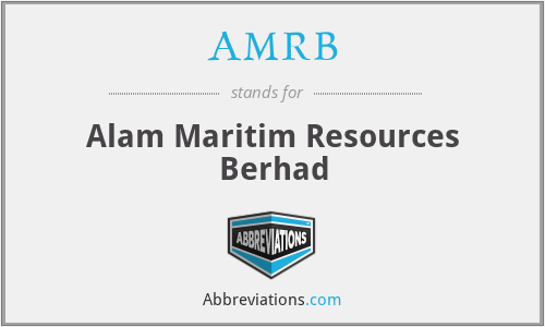 AMRB - Alam Maritim Resources Berhad