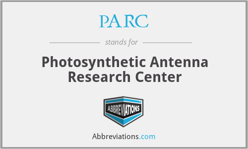 PARC - Photosynthetic Antenna Research Center
