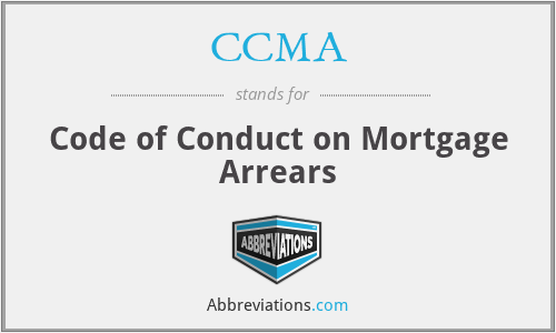 CCMA - Code of Conduct on Mortgage Arrears