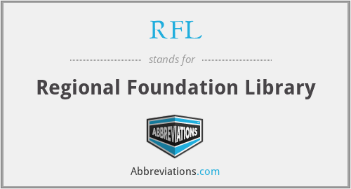 RFL - Regional Foundation Library