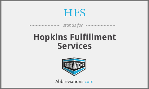 HFS - Hopkins Fulfillment Services