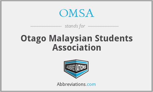 OMSA - Otago Malaysian Students Association