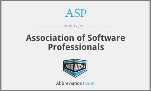 ASP - Association of Software Professionals