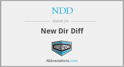 NDD - New Dir Diff
