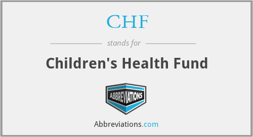 CHF - Children's Health Fund