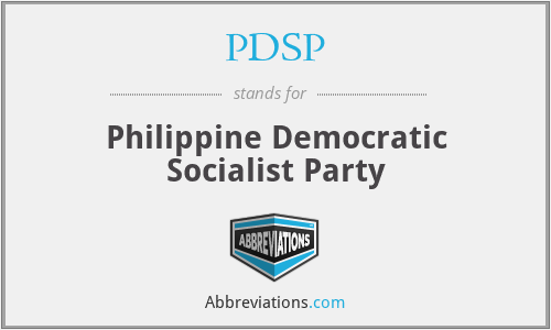 PDSP - Philippine Democratic Socialist Party