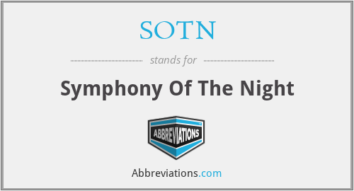 SOTN - Symphony Of The Night