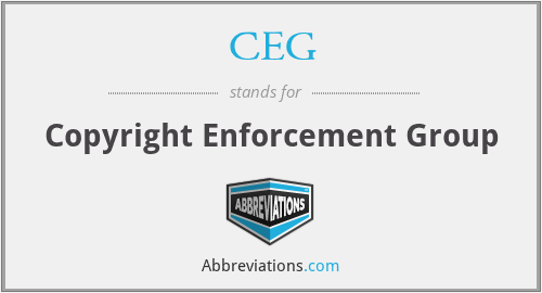CEG - Copyright Enforcement Group