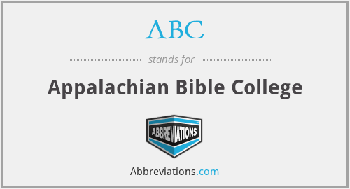 ABC - Appalachian Bible College