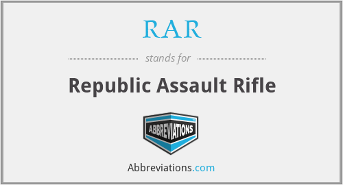RAR - Republic Assault Rifle