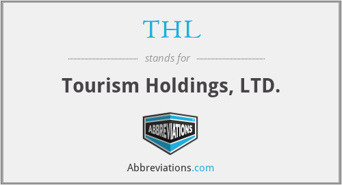 THL - Tourism Holdings, LTD.