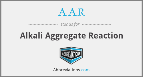 AAR - Alkali Aggregate Reaction