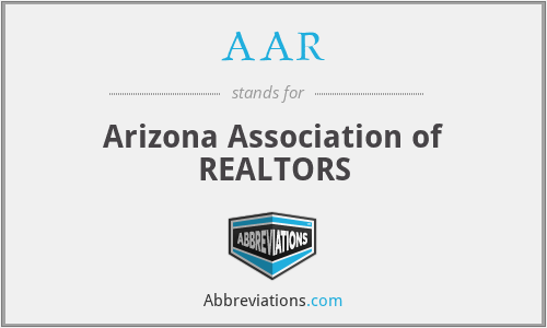 AAR - Arizona Association of REALTORS