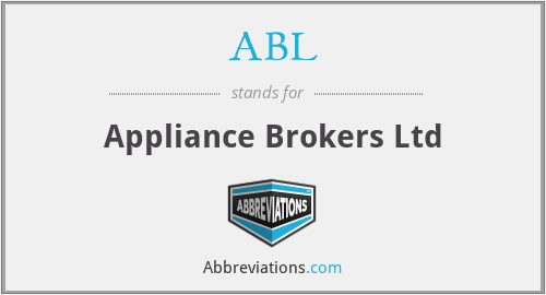 ABL - Appliance Brokers Ltd