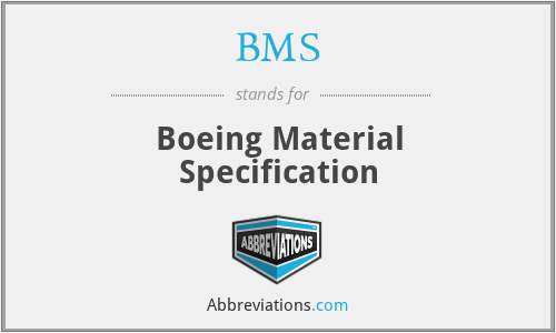 BMS - Boeing Material Specification