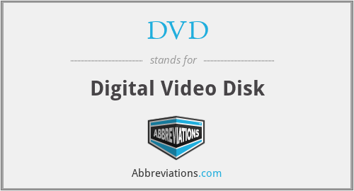 DVD - Digital Video Disk