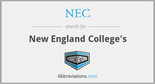 NEC - New England College's
