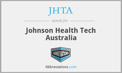 JHTA - Johnson Health Tech Australia
