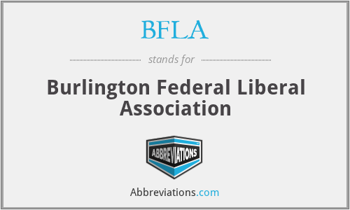 BFLA - Burlington Federal Liberal Association