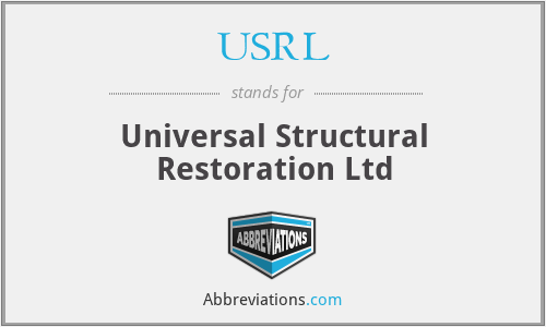 USRL - Universal Structural Restoration Ltd