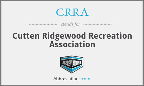 CRRA - Cutten Ridgewood Recreation Association