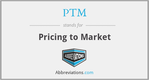 PTM - Pricing to Market