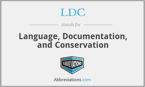 LDC - Language, Documentation, and Conservation