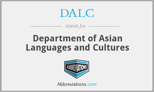DALC - Department of Asian Languages and Cultures