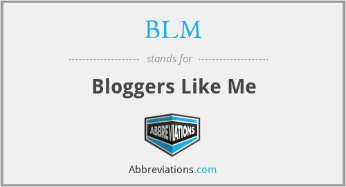 BLM - Bloggers Like Me
