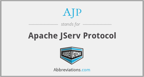 AJP - Apache JServ Protocol