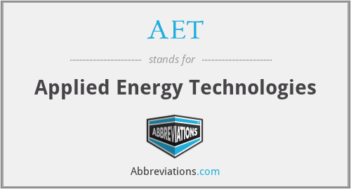 AET - Applied Energy Technologies