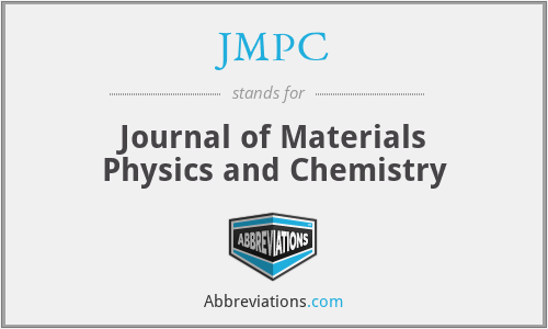 JMPC - Journal of Materials Physics and Chemistry