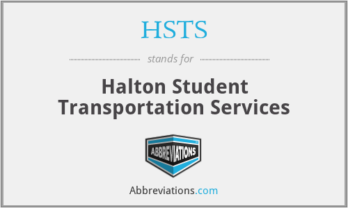 HSTS - Halton Student Transportation Services