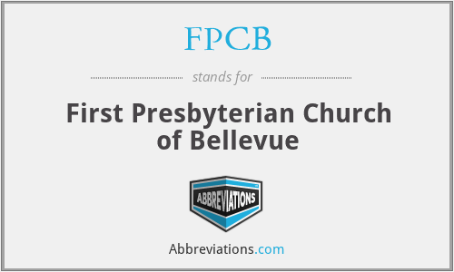 FPCB - First Presbyterian Church of Bellevue