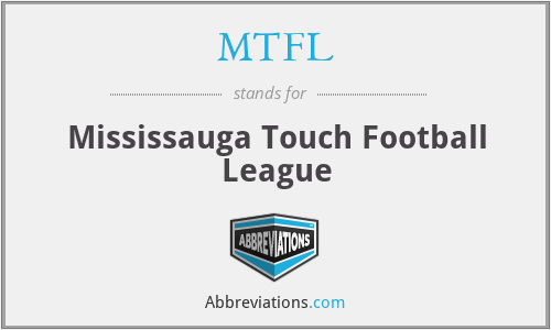 MTFL - Mississauga Touch Football League