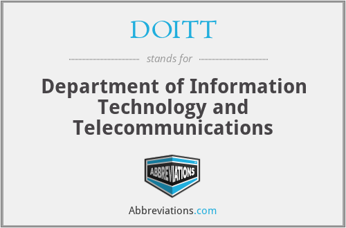 DOITT - Department of Information Technology and Telecommunications