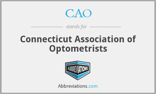 CAO - Connecticut Association of Optometrists