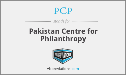 PCP - Pakistan Centre for Philanthropy