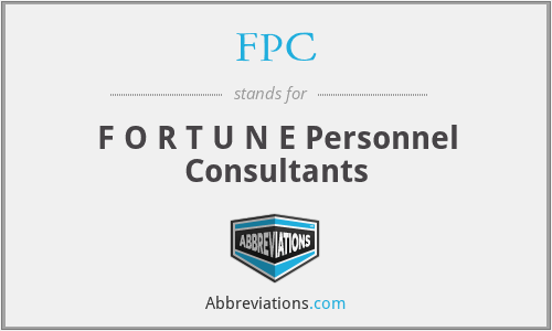 FPC - F O R T U N E Personnel Consultants