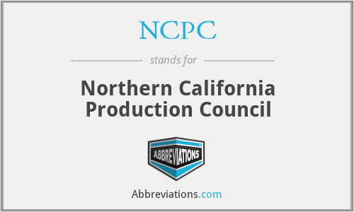 NCPC - Northern California Production Council