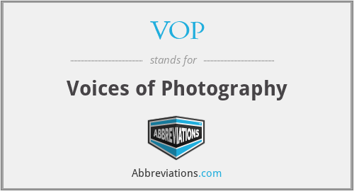 VOP - Voices of Photography