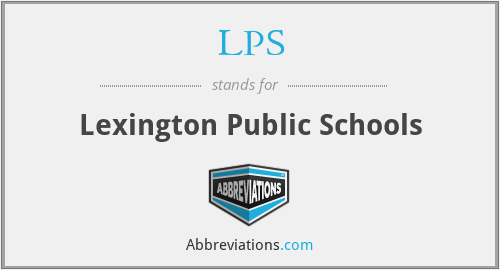 LPS - Lexington Public Schools
