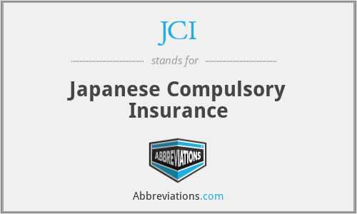 JCI - Japanese Compulsory Insurance