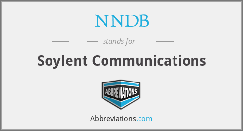 NNDB - Soylent Communications