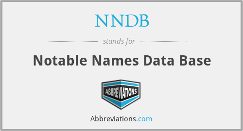 NNDB - Notable Names Data Base