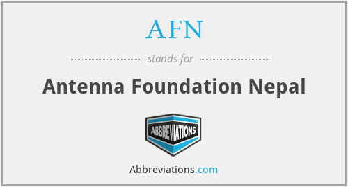 AFN - Antenna Foundation Nepal