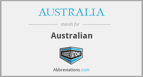 AUSTRALIA - Australian