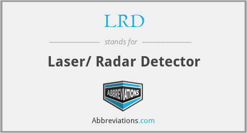 LRD - Laser/ Radar Detector