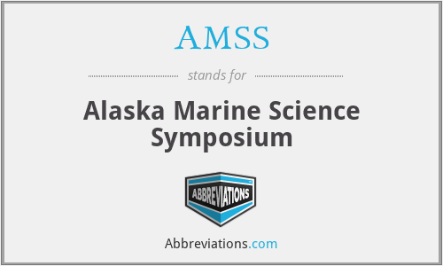 AMSS - Alaska Marine Science Symposium
