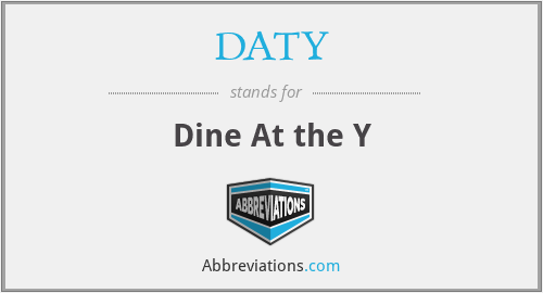 DATY - Dine At the Y